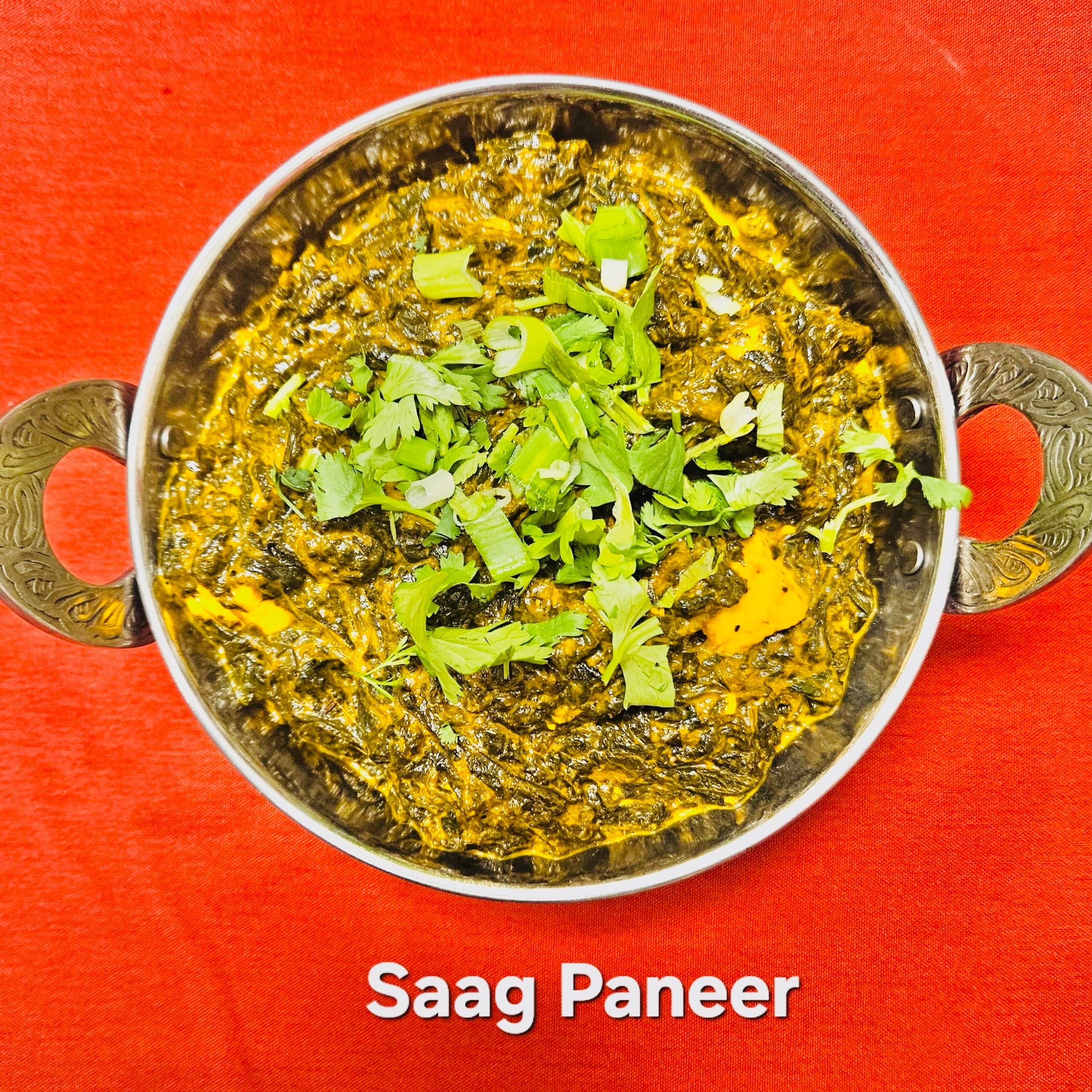 Saag or Spinach.