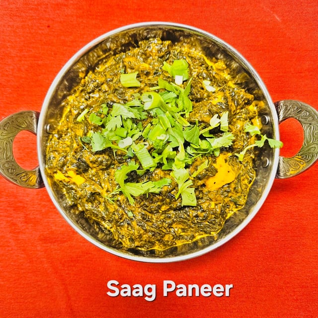 Saag or Spinach.