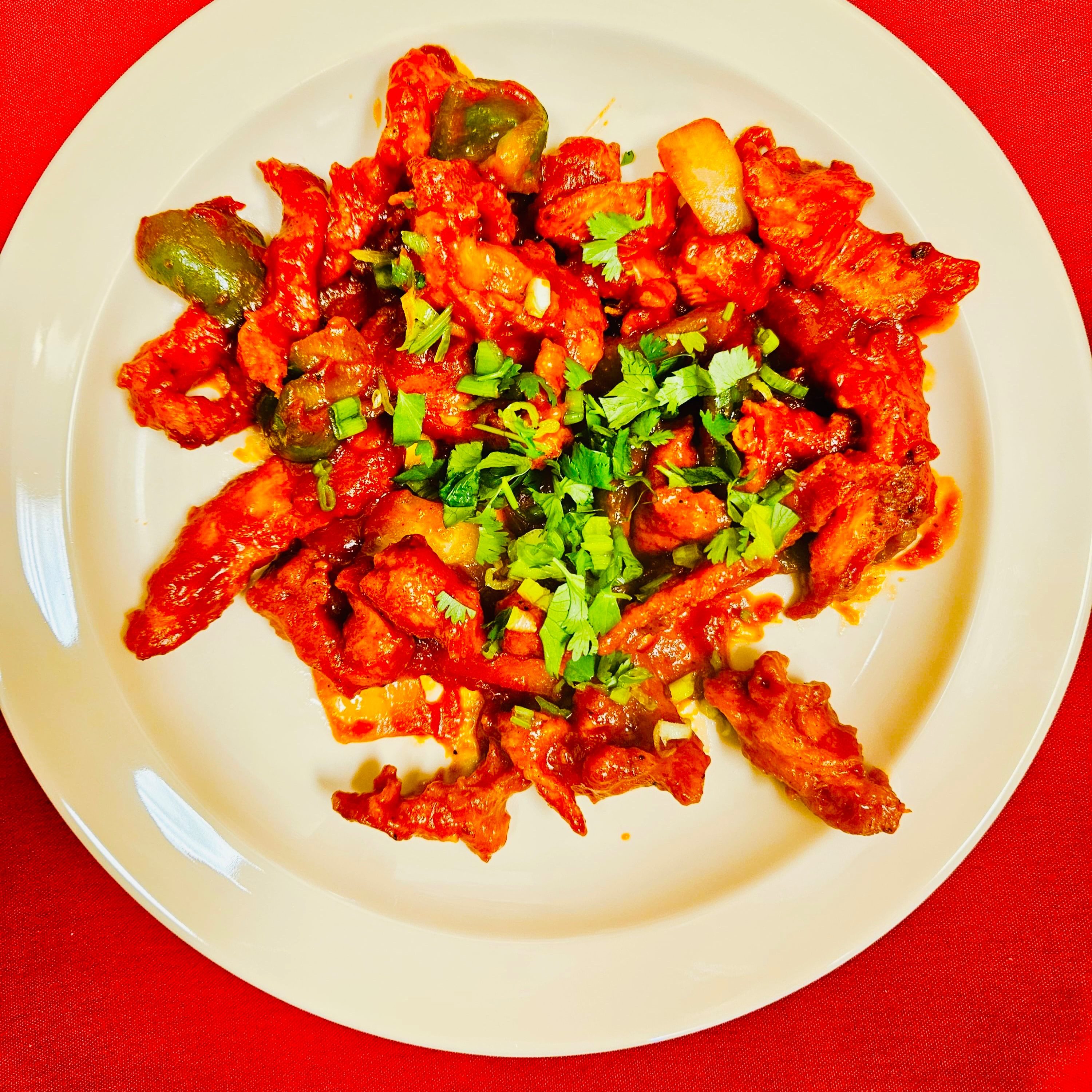Chili Chicken.