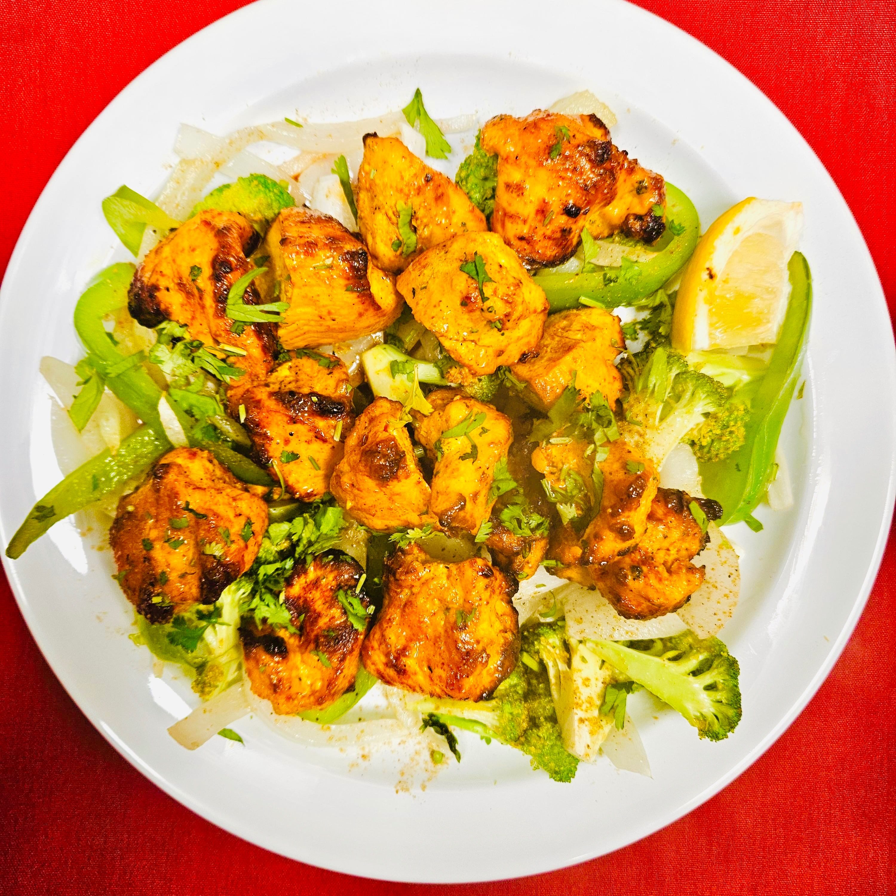 Grilled Chicken Tikka.