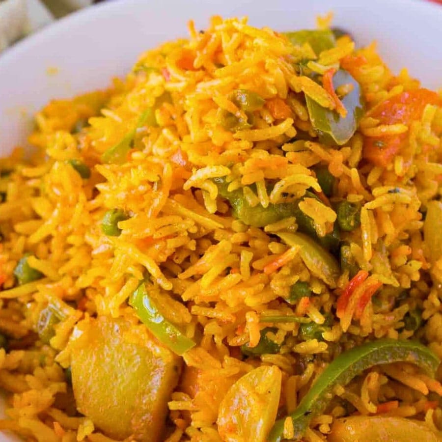 Vegetable Biryani.