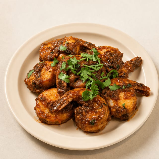 Garlic Shrimp.