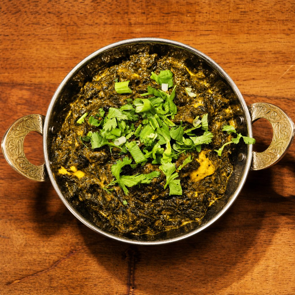 Saag or Spinach.