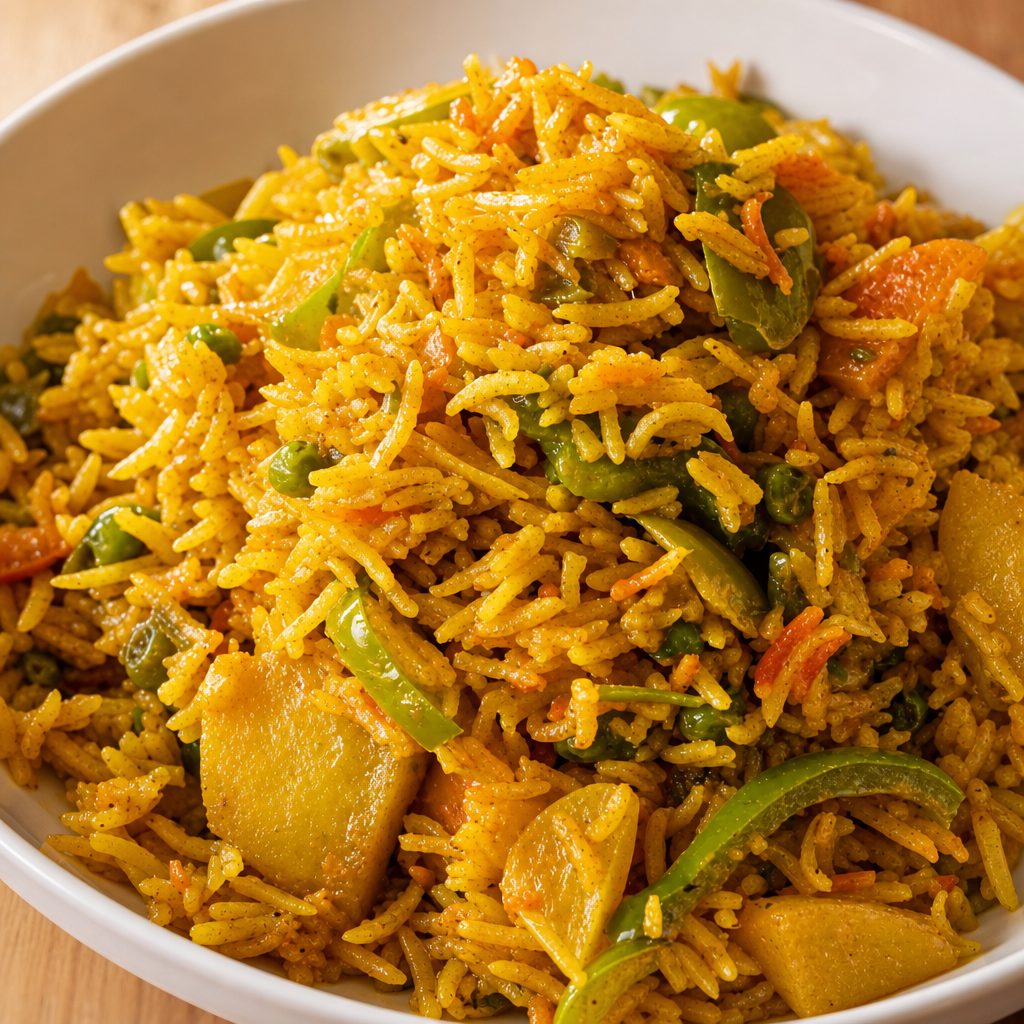Vegetable Biryani.