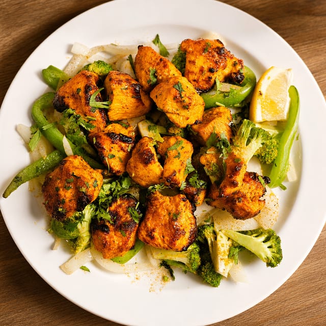 Grilled Chicken Tikka.