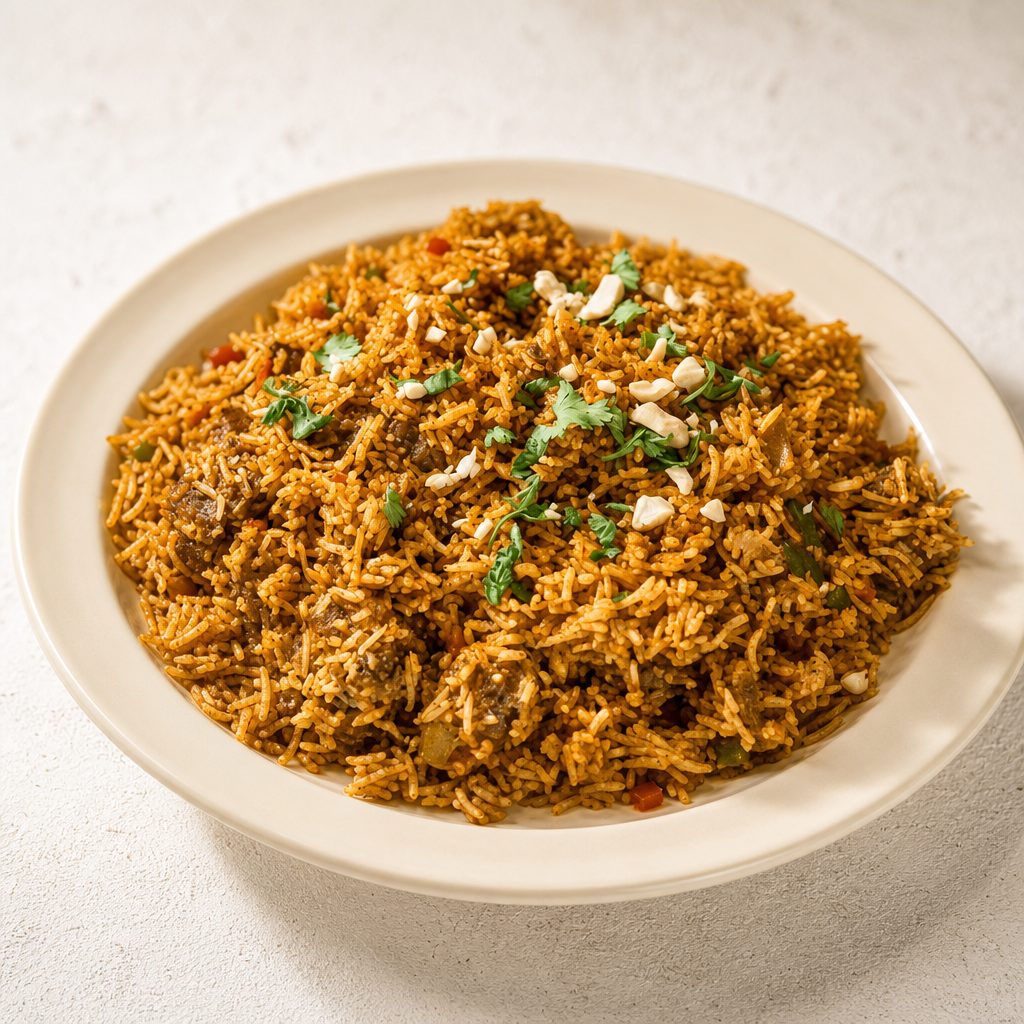 Goat Biryani.